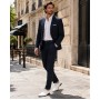 Pantofi albi eleganti pentru barbati piele naturala de culoare GKR71A